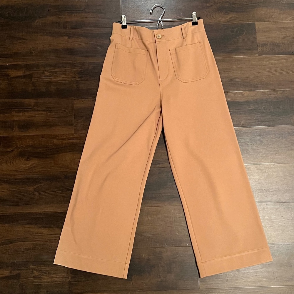 Jones New York Wide Leg Crop Ponte Knit dress pants